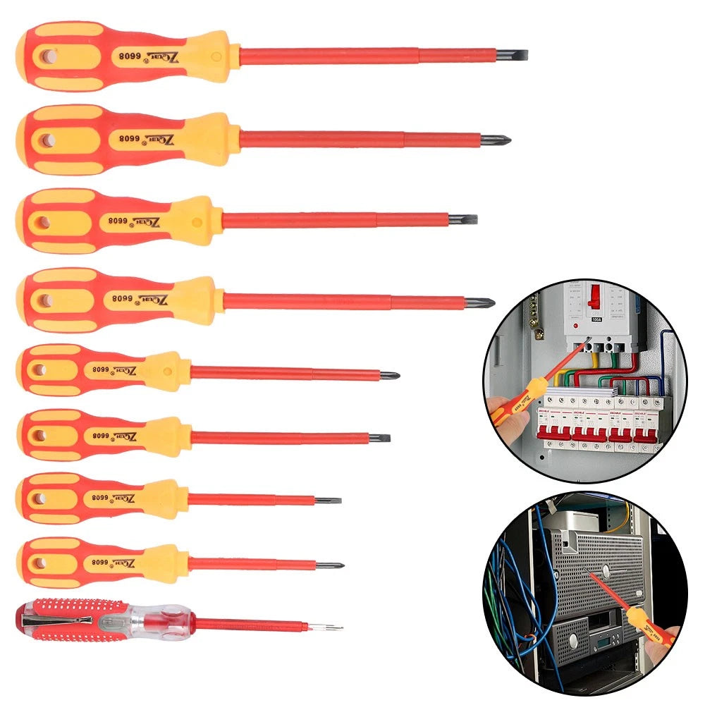 Insulated Phillips Slotted Bits Electrician Magnetic Screwdriver Screwdriver Set