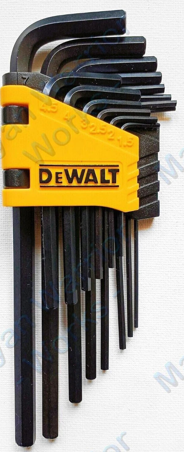 DEWALT METRIC HEX WRENCH SET 14 PIECES