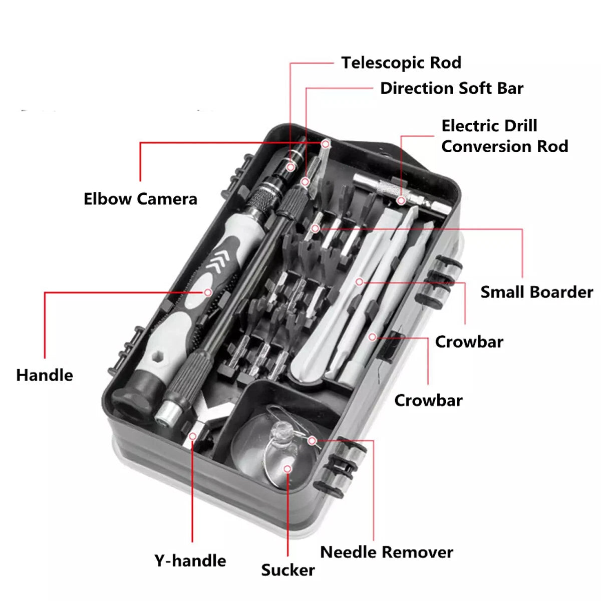 115 in 1 Precision Screwdriver Set Repair Tool Kit For Laptop Computer PC Phone
