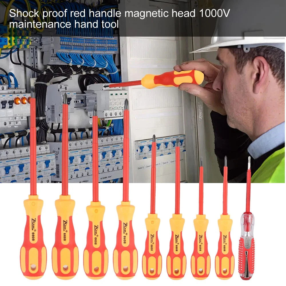 Insulated Phillips Slotted Bits Electrician Magnetic Screwdriver Screwdriver Set