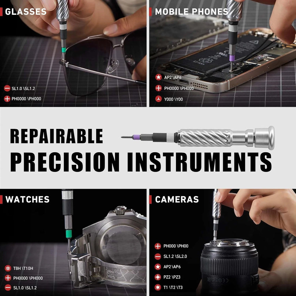 Ratchet Screwdriver Set 66 in 1 Magnetic Sets S2 Steel Bits DIY Combination