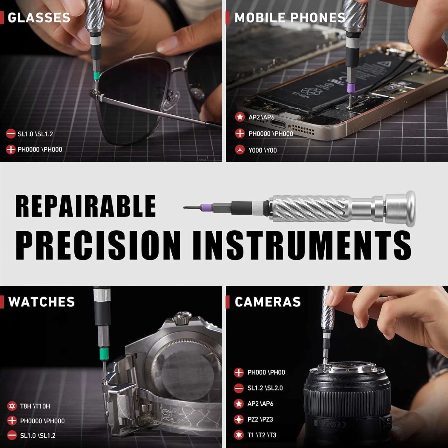Ratchet Screwdriver Set 66 in 1 Magnetic Sets S2 Steel Bits DIY Combination