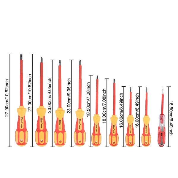 Insulated Phillips Slotted Bits Electrician Magnetic Screwdriver Screwdriver Set