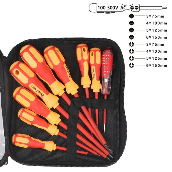 Insulated Phillips Slotted Bits Electrician Magnetic Screwdriver Screwdriver Set