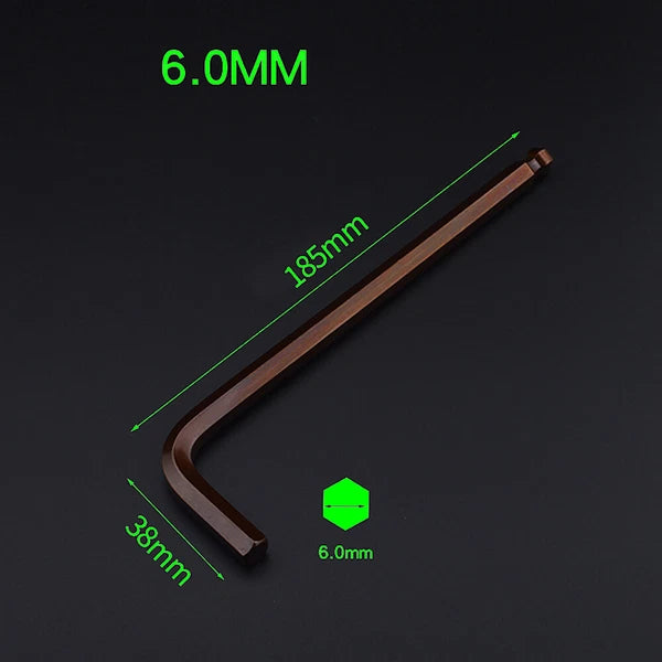 L-type Non-Magnetic Screwdriver Allen Key Ball End Head S2 Hex Wrench Auto Tools
