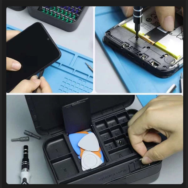 132 in 1 Magnetic Precision Screwdriver Set PC Phone Electronics Repair Tool KMP