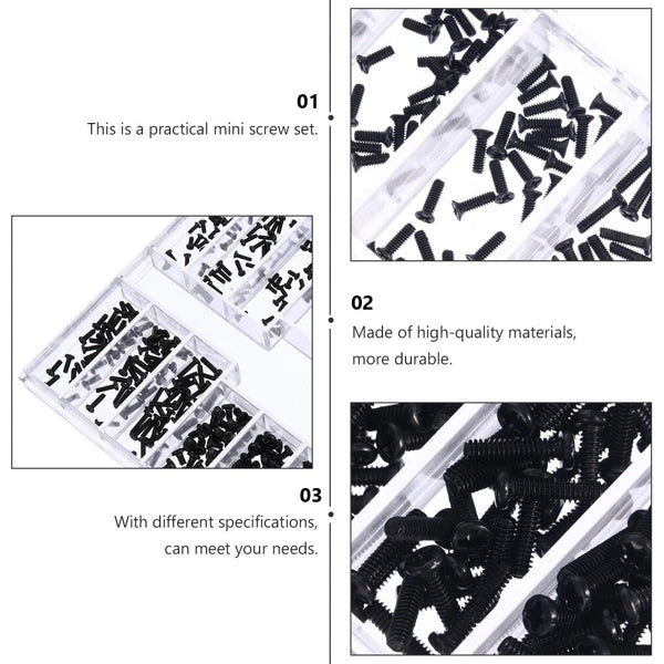 Air Replacement Screws Tiny for Electronics Console Hobby Assortment