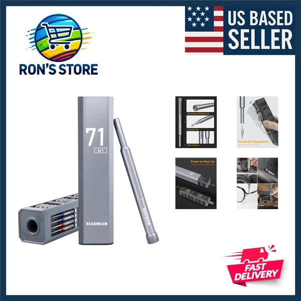 Multi-Bit Screwdriver Set - 71 in 1 Tool Kit for Phones, Watches, & Electronics