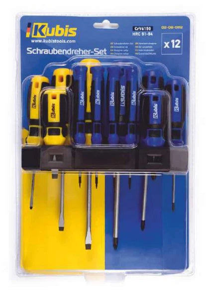 Kubis 12ps Magnetic Screwdrivers Set High Quality 02-08-0112