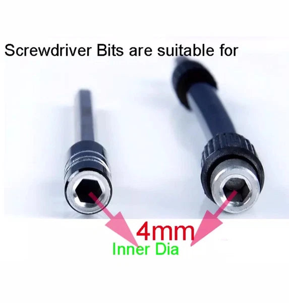 CR-V Hex Bit Set H0.7,H0.9,H1.0 H1.3,H1.5,H2.0,H2.5,H3.0,H3.5,H4.0 4mm bits