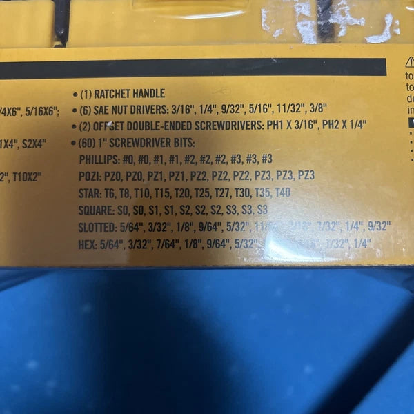 Olympia Tools 124 Piece Chrome-Vanadium Screwdriver Set, Slotted & Philips  More