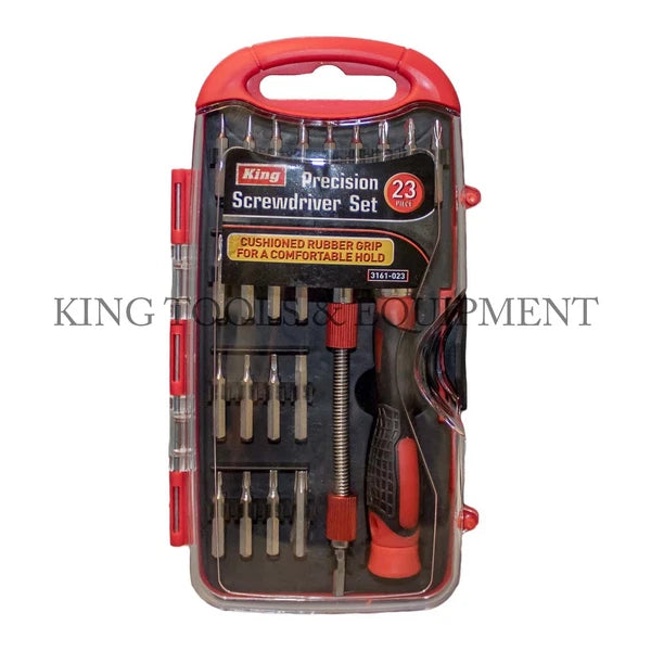KING 23 PC Precision Screwdriver & Bits Set, Flexible Bar, Phone Computer Repair