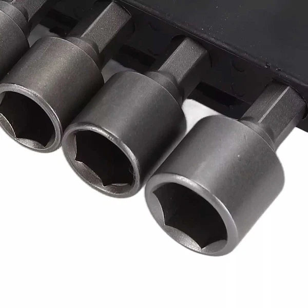 14PC POWER Nut Driver Drill Bit Set Socket Bit Adapter metric & SAE Socket for W