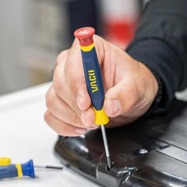 VACO VAC7123 12-Piece Precision Screwdriver Set, Phillips, Slotted, TORX with Co