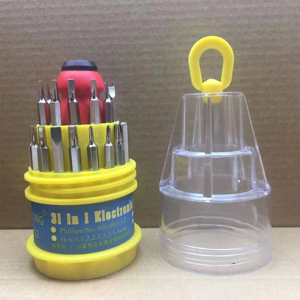 31 in 1 Screwdriver Set with Magnetic Tools for Hard Drive Watch  Precision Elec