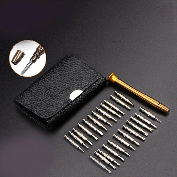 25 in 1 Multi-function holster hand screwdriver Repair tool bit set useful