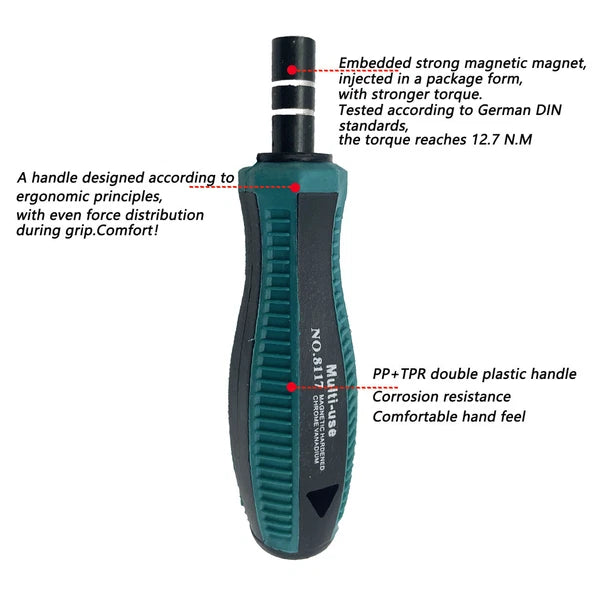 31 in 1 Screwdriver Set with Magnetic Tools for Hard Drive Precision Electronics