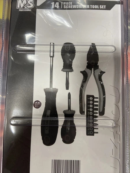 14 Piece Screwdriver Tool Set