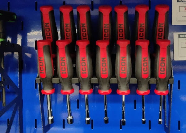 US General Icon hutch mount Organizer holder for ICON Nut Driver set tool box