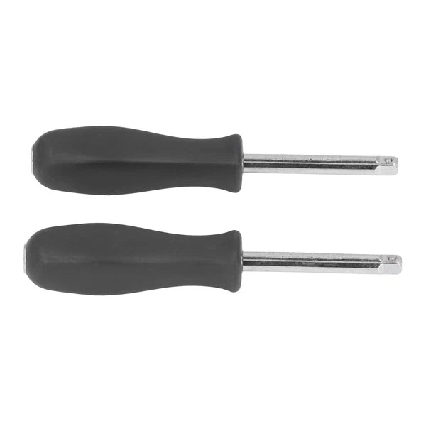 2Pcs Drive Spinner 1/4in Socket Driver Handle Tool Set Kit For Repair