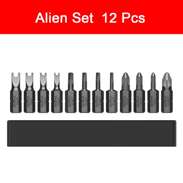 Short Batch Head Screwdriver Magnetic High Hardness S2 Alloy Steel Screw Driver