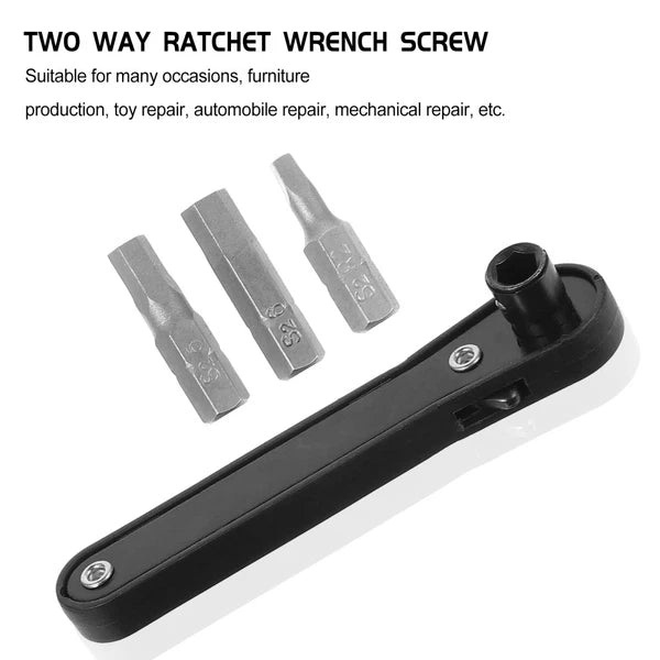 11pcs Multipurpose Steel Screwdriver Ratchet Wrench Set Home Repair Tool