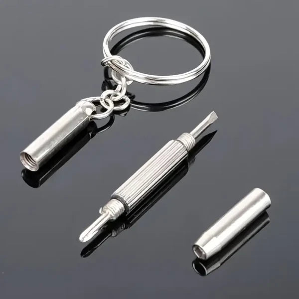 3 in 1 Mini Screwdriver Tool repair set keyring for Watch Glasses Mobile  T21NN