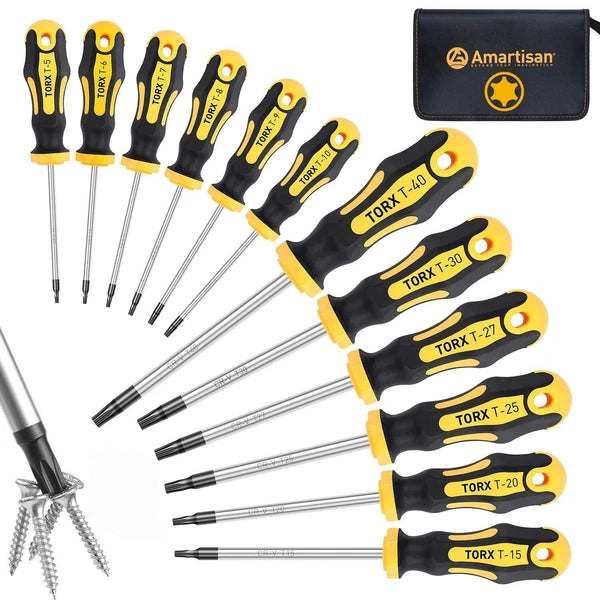 12piece Magnetic Torx Screwdrivers Set Magnetic Torx Driver Star Screwdrivers Se