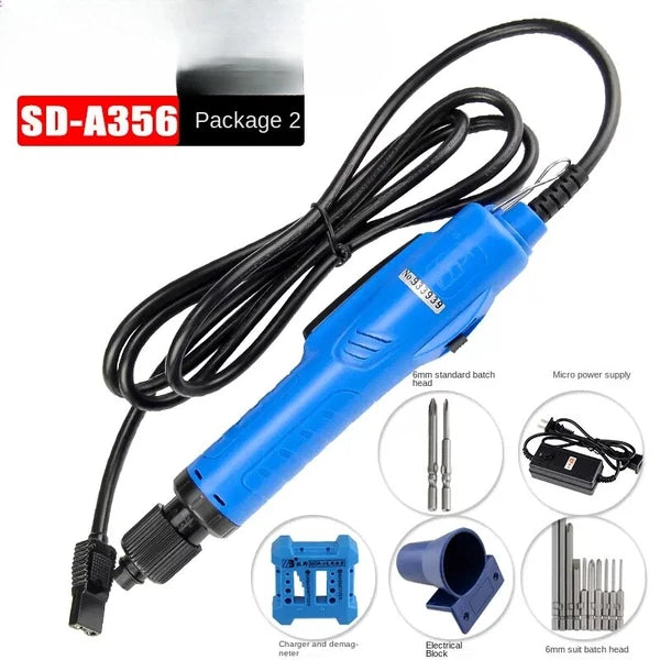 Mini Precision Electric Screwdriver Set 220V Alloy Gear Handheld Tools