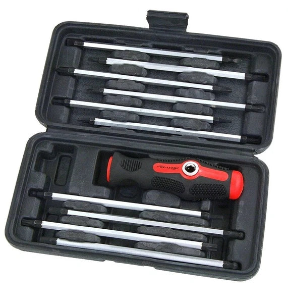 11pc Screwdriver Set With Straight & T Bar Handle, 20 In 1 CT4802