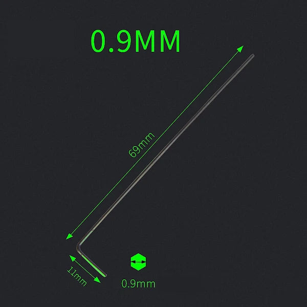 L-type Non-Magnetic Screwdriver Allen Key Ball End Head S2 Hex Wrench Auto Tools