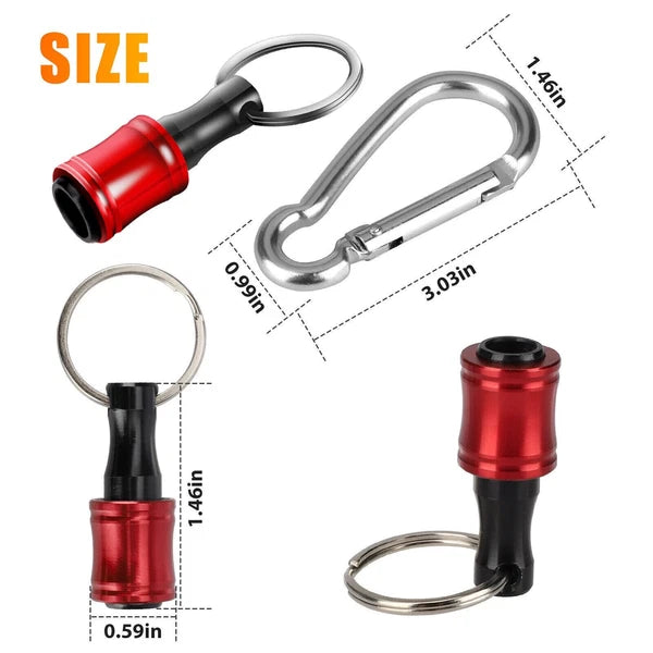 1/4" Hex Shank Quick Release Keychain Screwdriver Drill Bit Holder Bit Set 28PCS