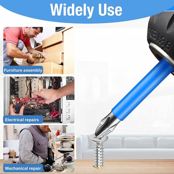 7/14X Magnetic screwdriver bit Bits set PH2 Anti-slip Hex Shank Screw Cross Head