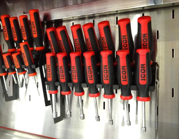 US General Icon hutch mount Organizer holder for ICON Nut Driver set tool box