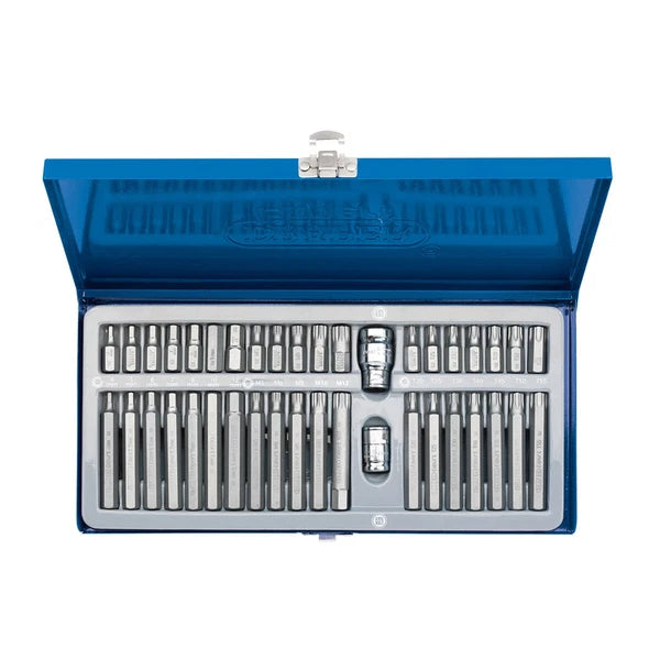 Expert Star Torx Hex Spline Bit Set 40pc Mechanics + Steel Case Draper 33322