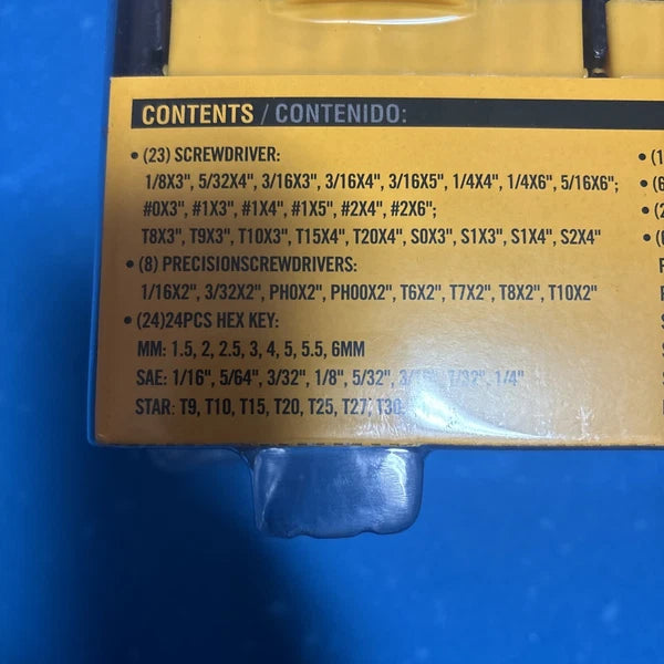 Olympia Tools 124 Piece Chrome-Vanadium Screwdriver Set, Slotted & Philips  More