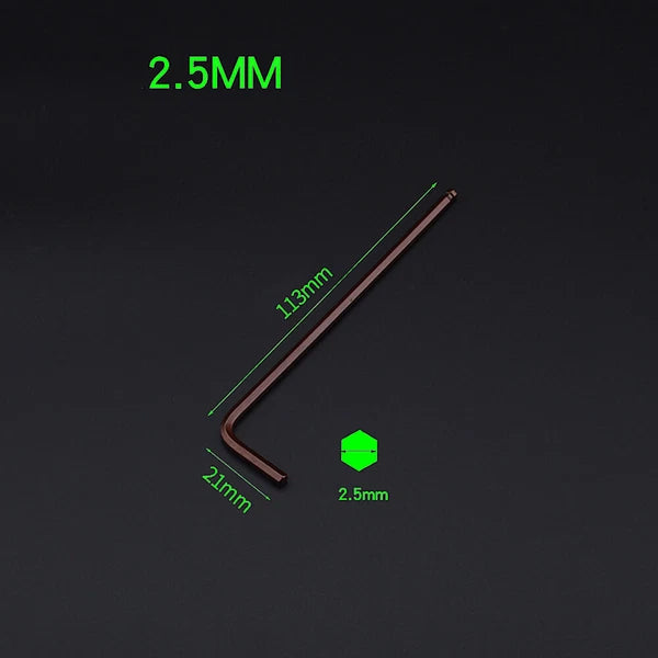 L-type Non-Magnetic Screwdriver Allen Key Ball End Head S2 Hex Wrench Auto Tools