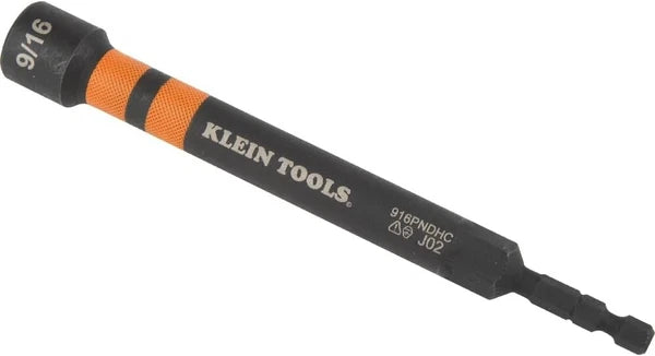 Klein Tools 32950 Ratcheting Hollow Nut Driver Set, Magnetic, 6 SAE Sizes,Handle