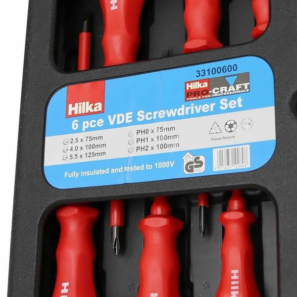 Isolati Set Cacciaviti VDE GS a Taglio Philips Elettrico Screwdrivers 1000v