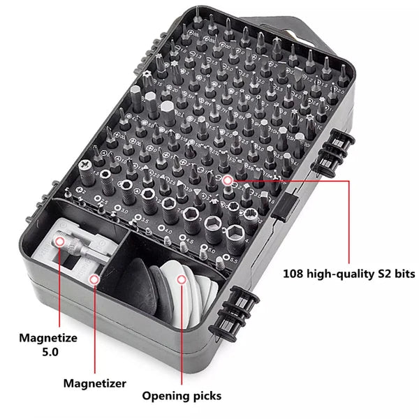 115 in 1 Precision Screwdriver Set Repair Tool Kit For Laptop Computer PC Phone