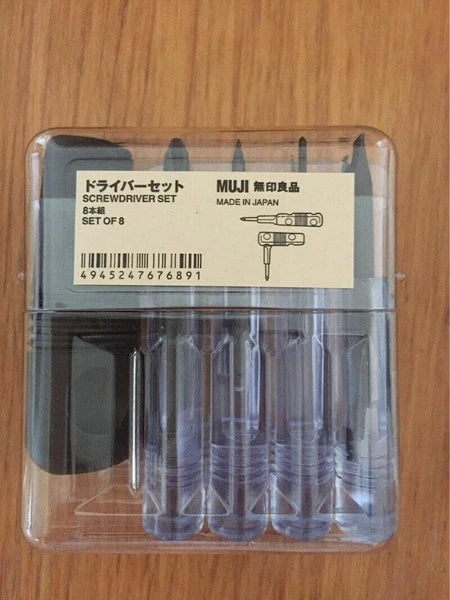 Muji Screwdriver set 8 pcs. MJ-DSYK01