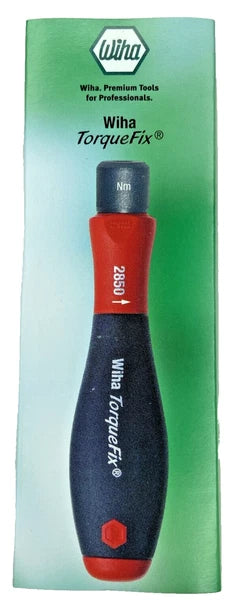 Wiha Torque Wrench 28515 TorqueFix Handle SoftFinish, Torque Pr 25 in-lbs.