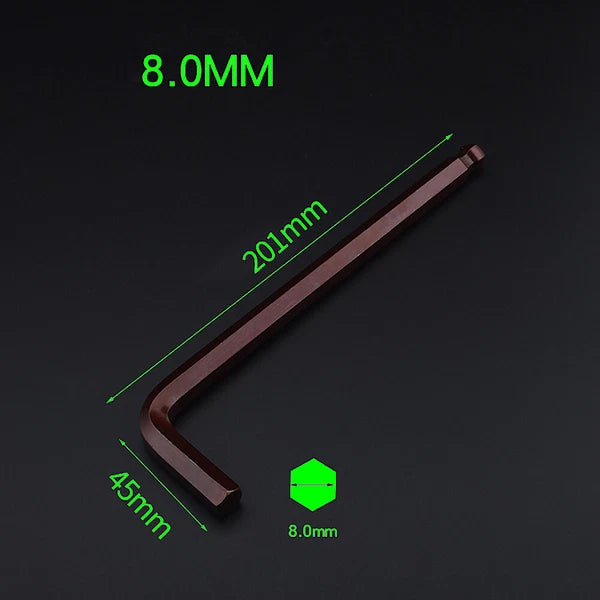 L-type Non-Magnetic Screwdriver Allen Key Ball End Head S2 Hex Wrench Auto Tools