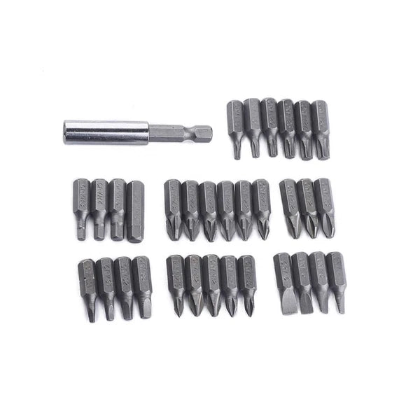 33 Pcs Tamper Proof Screwdriver Bit Set Security Bits for Screws