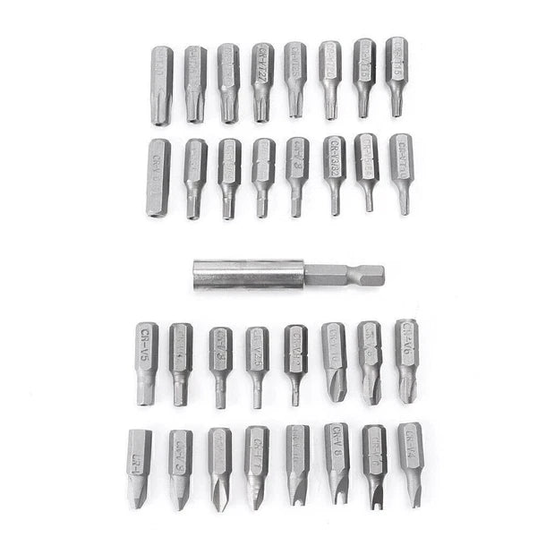Hollow/Solid Head Screwdriver Bit Set 33PCS Tamper-proof Security Tool