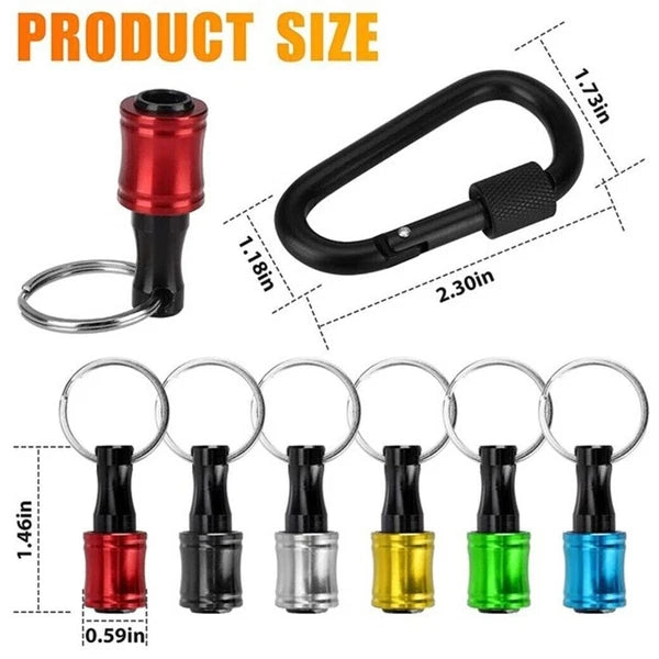 1/4" Hex Shank Quick Release Keychain Screwdriver Drill Bit Holder Bit Set 28PCS