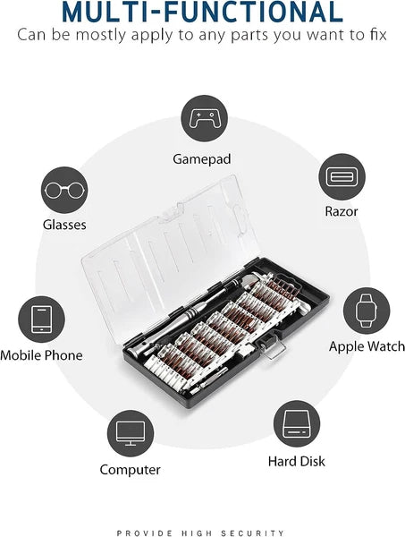Syntus Precision Screwdriver Set 63 in 1 with 57 Bits Screwdriver Kit Magnetic