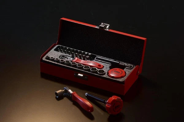 ANEX Compact-Bit Ratchet Driver Multi Set 28 Bits No.525-28B Rachet52 from Japan