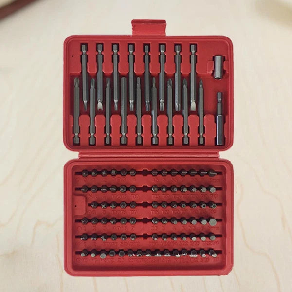 98pcs Slotted Screwdriver Bit Set Tool Kit Repair Tools