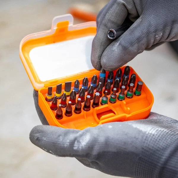 Vaunt 31 Piece Essentials Screwdriver Bit Set Slot Phillips Pozi Torx- E1307005